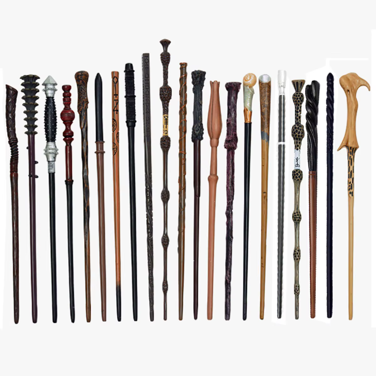 Baguette magique à noyau métallique pour cosplay Hermione Granger, modèle premium avec emballage en boîte