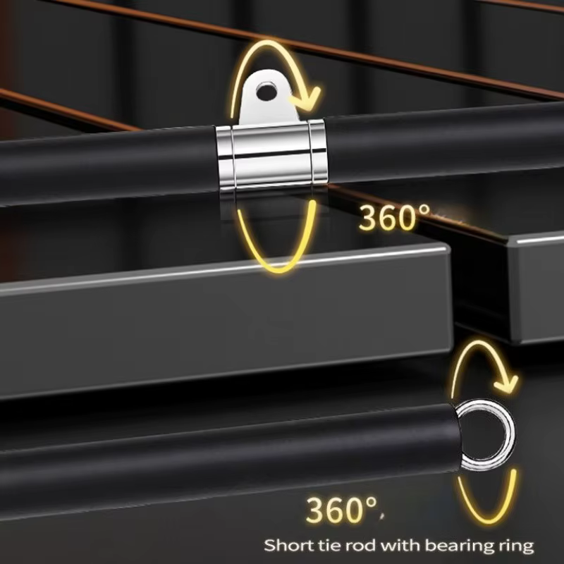 Barre de traction lat de fitness détachable réglable 360 ° Poignée rotative pour accessoires de gymnastique de machine
