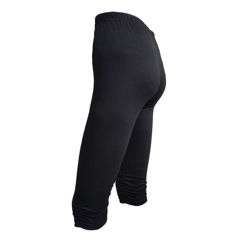 Pantalon de sport élastique taille haute pour femme, coupe skinny, séchage rapide, legging 3/4, short décontracté uni pour l'été