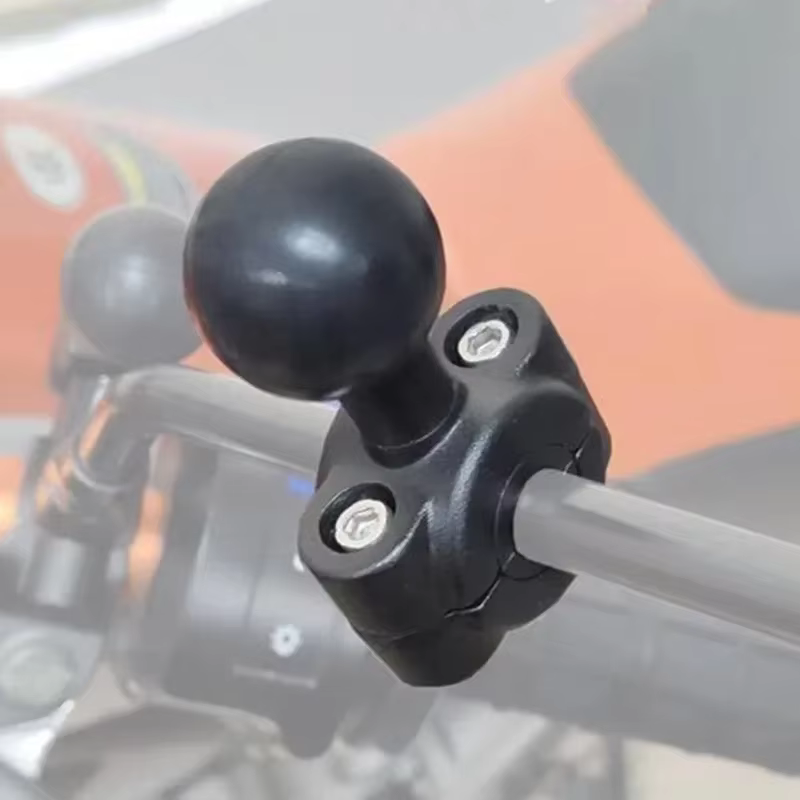 Base de rail de guidage tubulaire de taille moyenne avec boule de taille B 1" ou taille C 1,5" pour guidon pour supports RAM