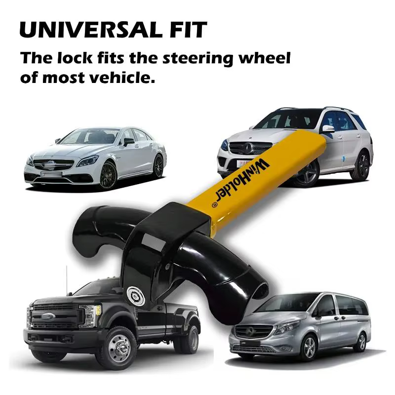 Verrou de sécurité universel pour volant de voiture, antivol, barre en T de Type T, avec clés, Protection de sécurité du véhicule, haute sécurité