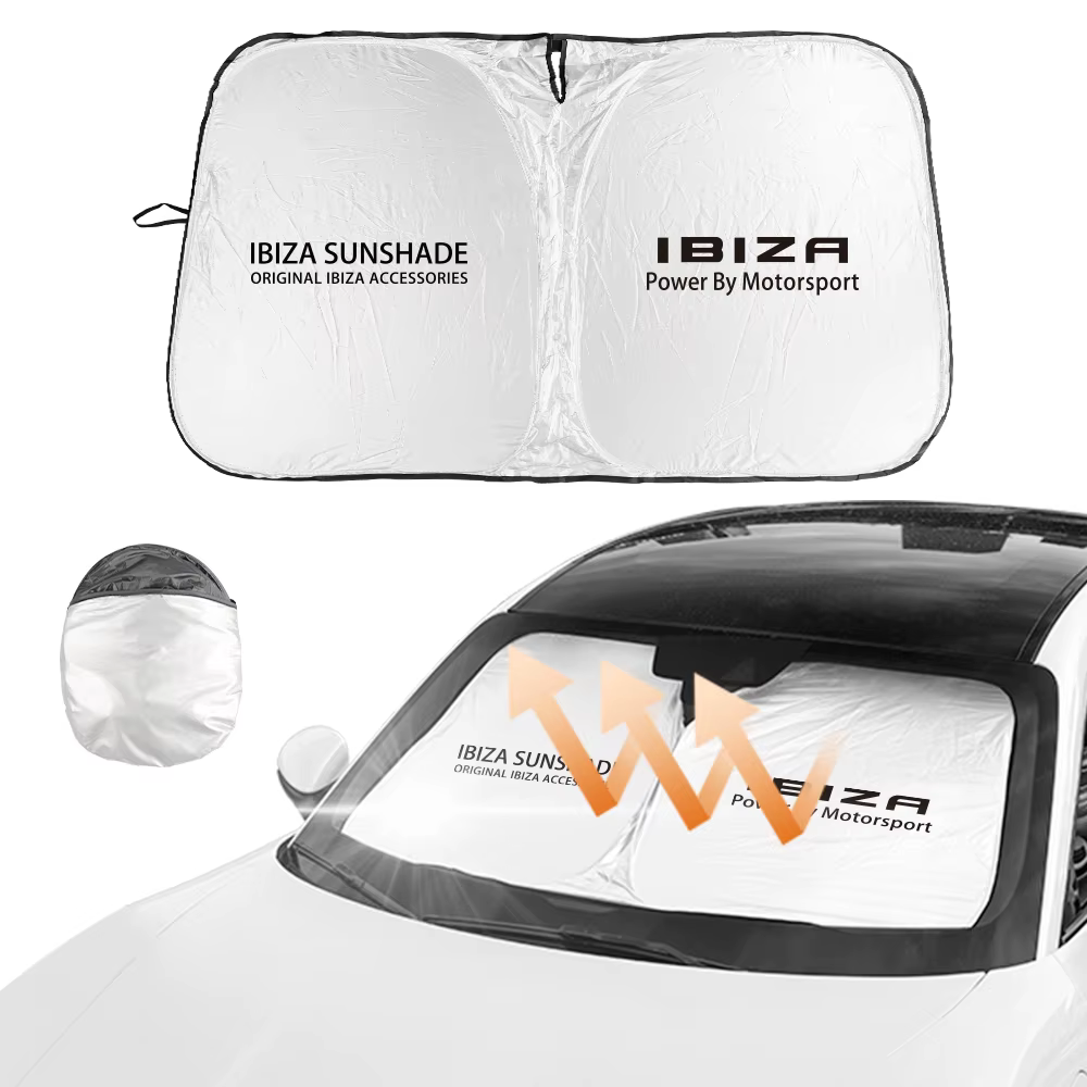 Pare-soleil de voiture pour Seat Ibiza 6F 6L 6J 2011 2010 MK3 6K 2018 IV 2003 2023 MK4 ST Bouton KJ MK5, Accessoires intérieurs automatiques