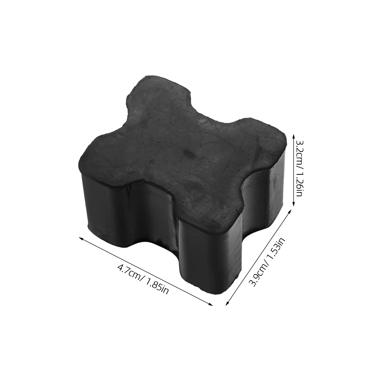 Kit de 4 amortisseurs en caoutchouc noir robuste pour ressorts hélicoïdaux de 1 à 1,5 pouce, idéal pour kit de suspension de voiture