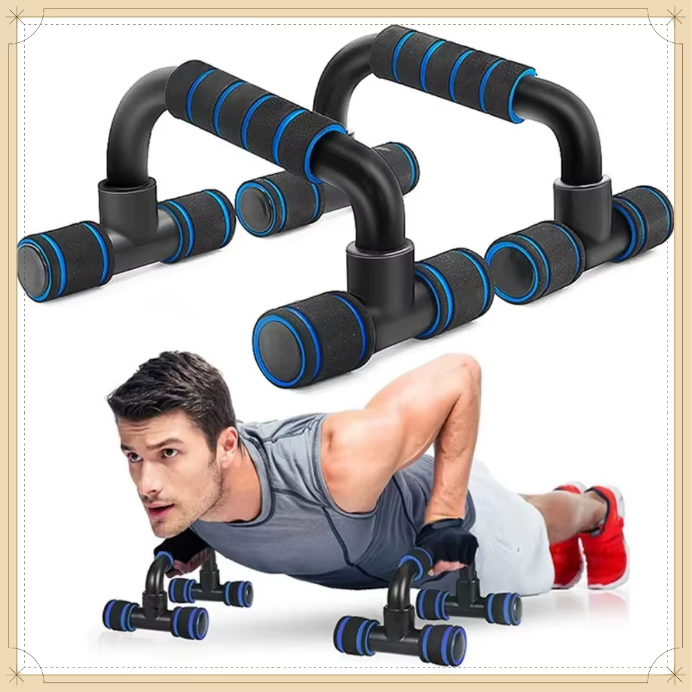Barres de musculation antidérapantes en forme de H pour la maison