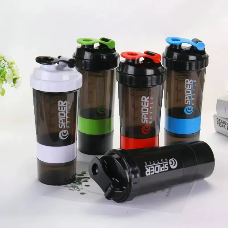 Bouteille de shaker de protéines pour le sport et la salle