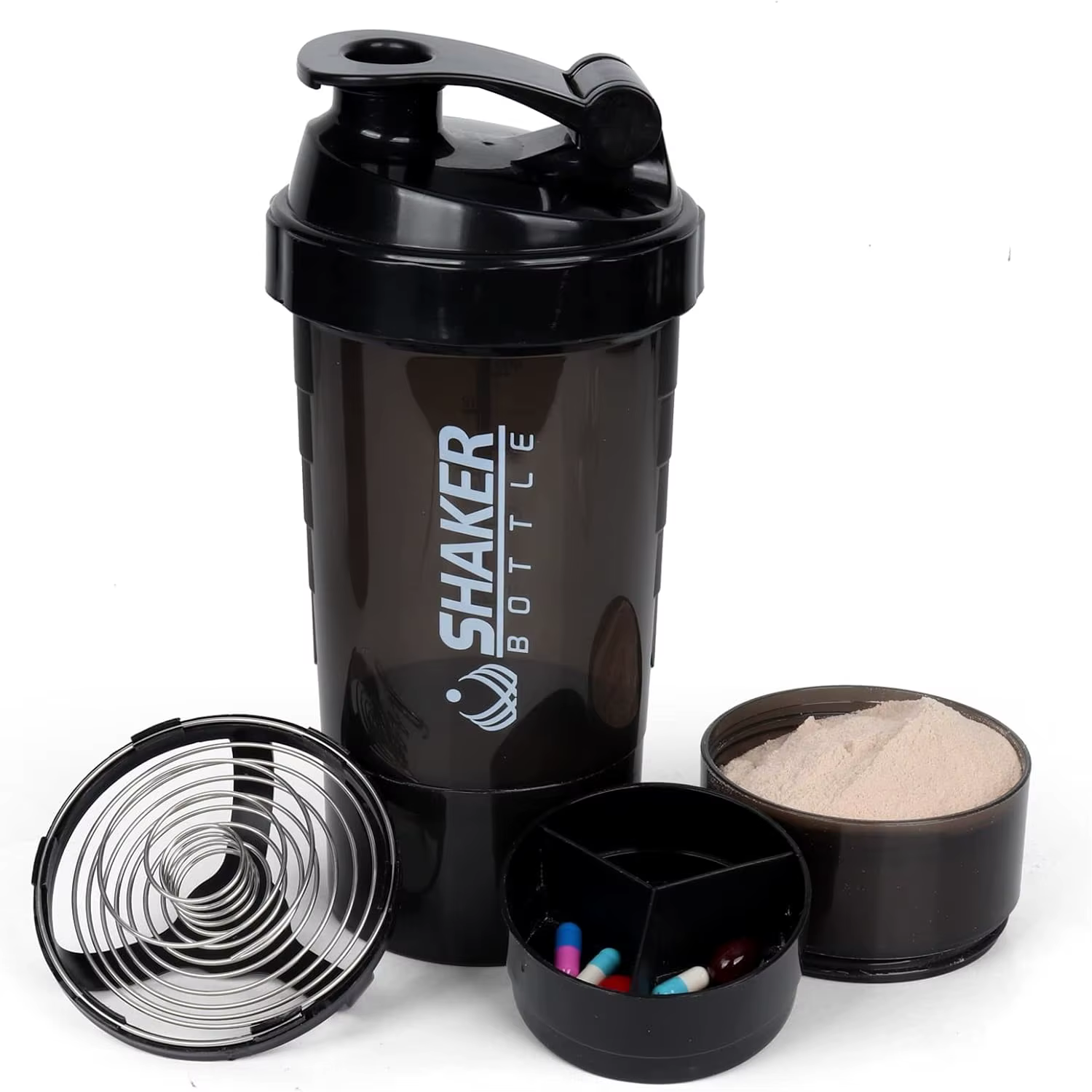 Bouteilles Shaker de protéines portables de 16OZ