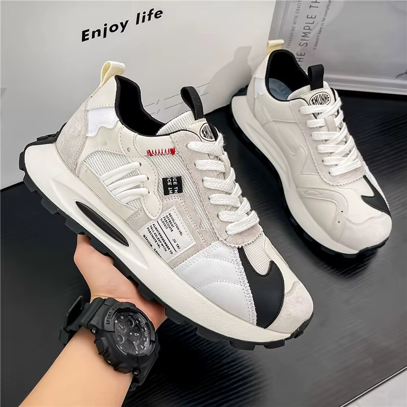 Chaussures de sport décontractées pour hommes, randonnée en plein air, tendance, mode streetwear, confortables