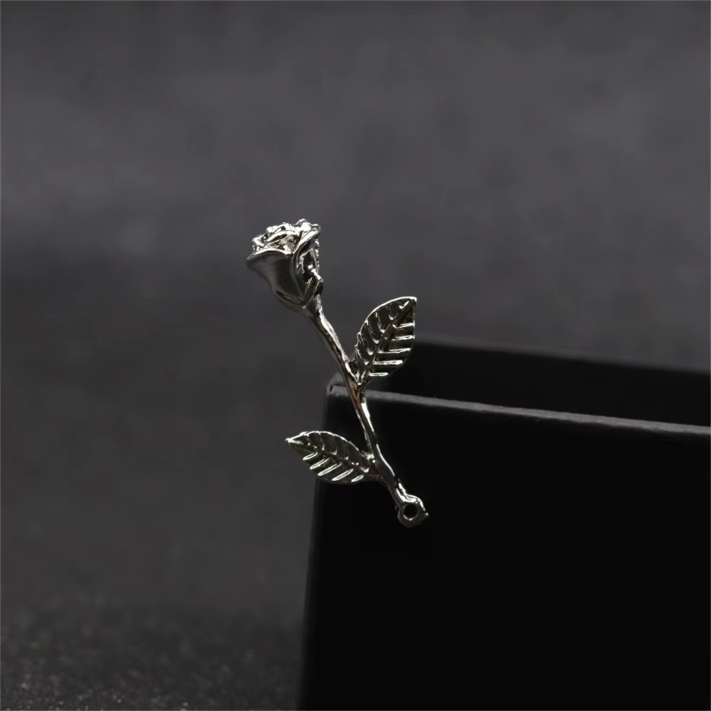 Hommes Rose fleur mode métal broche broche Blazer costume revers fête de mariage boutonnière charme broche bijoux vêtements accessoire