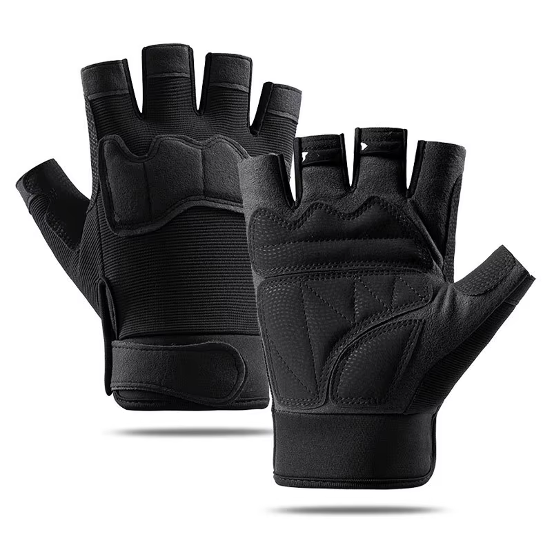 Gants antidérapants demi-doigt