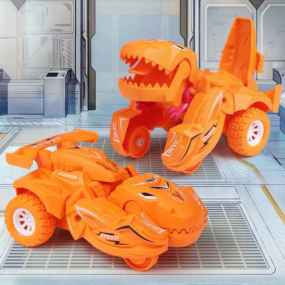 Voiture de cascade transformable automatiquement en robot dinosaure, voiture transformable en dinosaure, voiture de déformation dinosaure