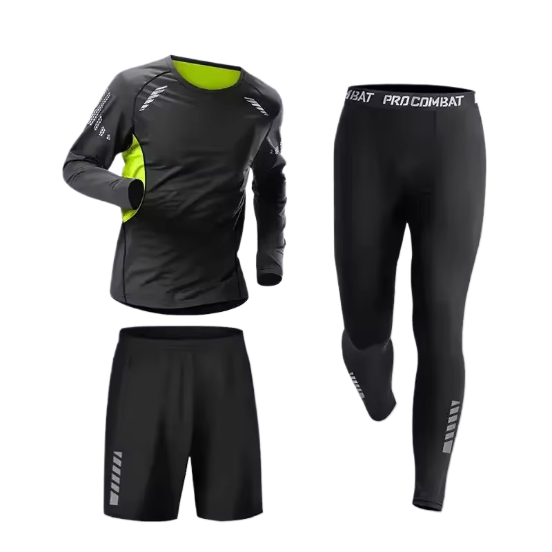 Nouvelle mode, ensemble de vêtements de sport pour hommes en 3 pièces