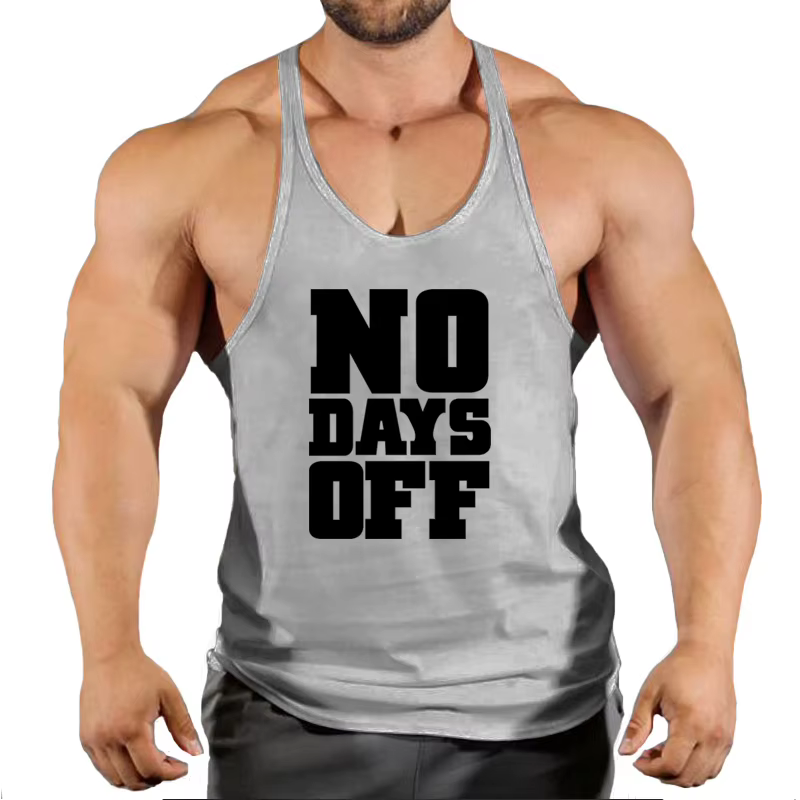 Été Y dos Gym Stringer débardeur hommes coton vêtements musculation sans manches chemise Fitness gilet musculaire Singlets entraînement réservoir