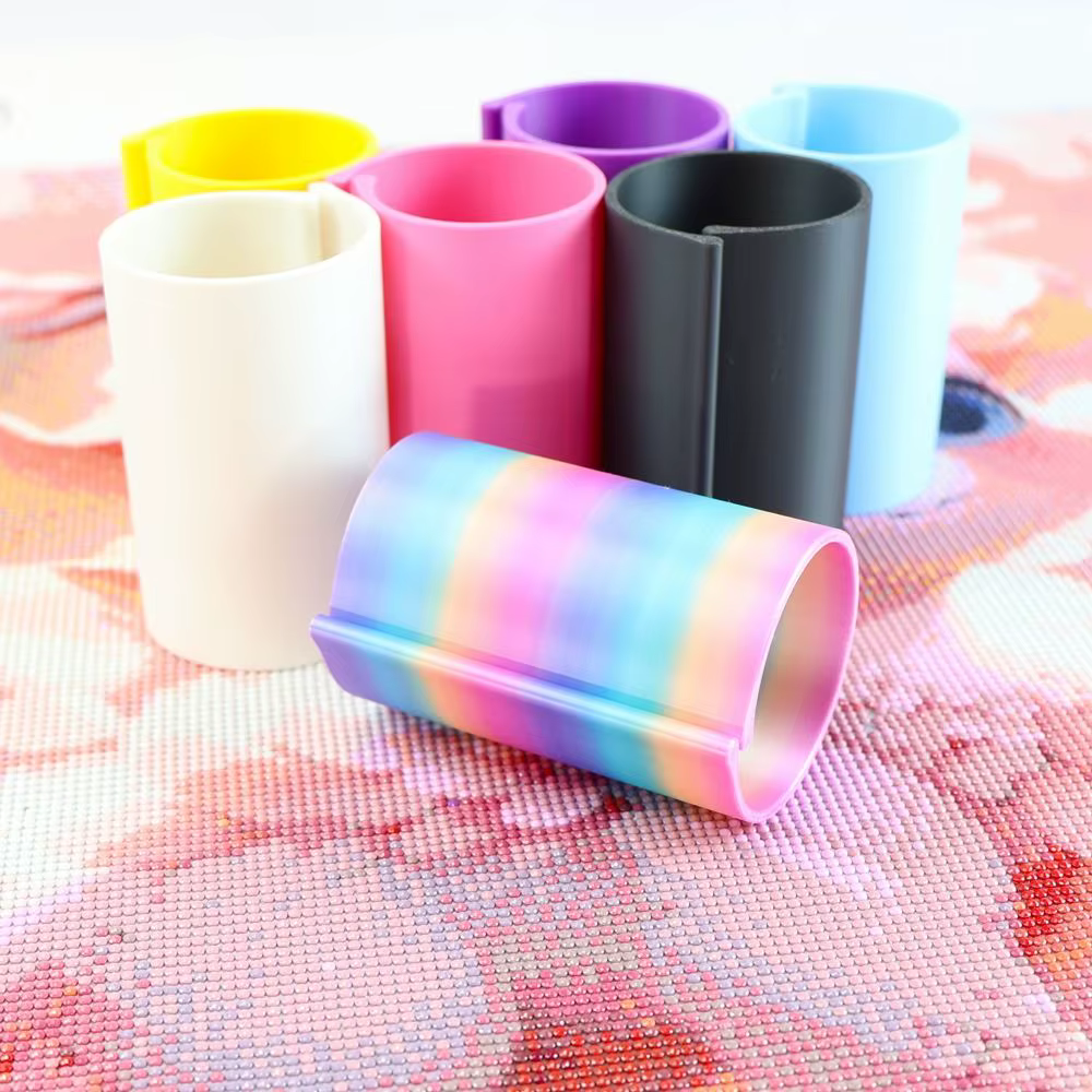 Diamant peinture toile anneaux accessoires bricolage artisanat diamant peinture toile rouleau aide toile organisateur outils