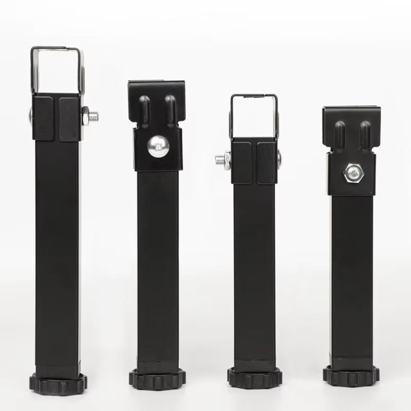 Colonne de support de pied de lit à cadre nervuré, 3 × 3cm, pied de serrage, support latéral de lit, meubles réglables renforcés, fond de lit muet