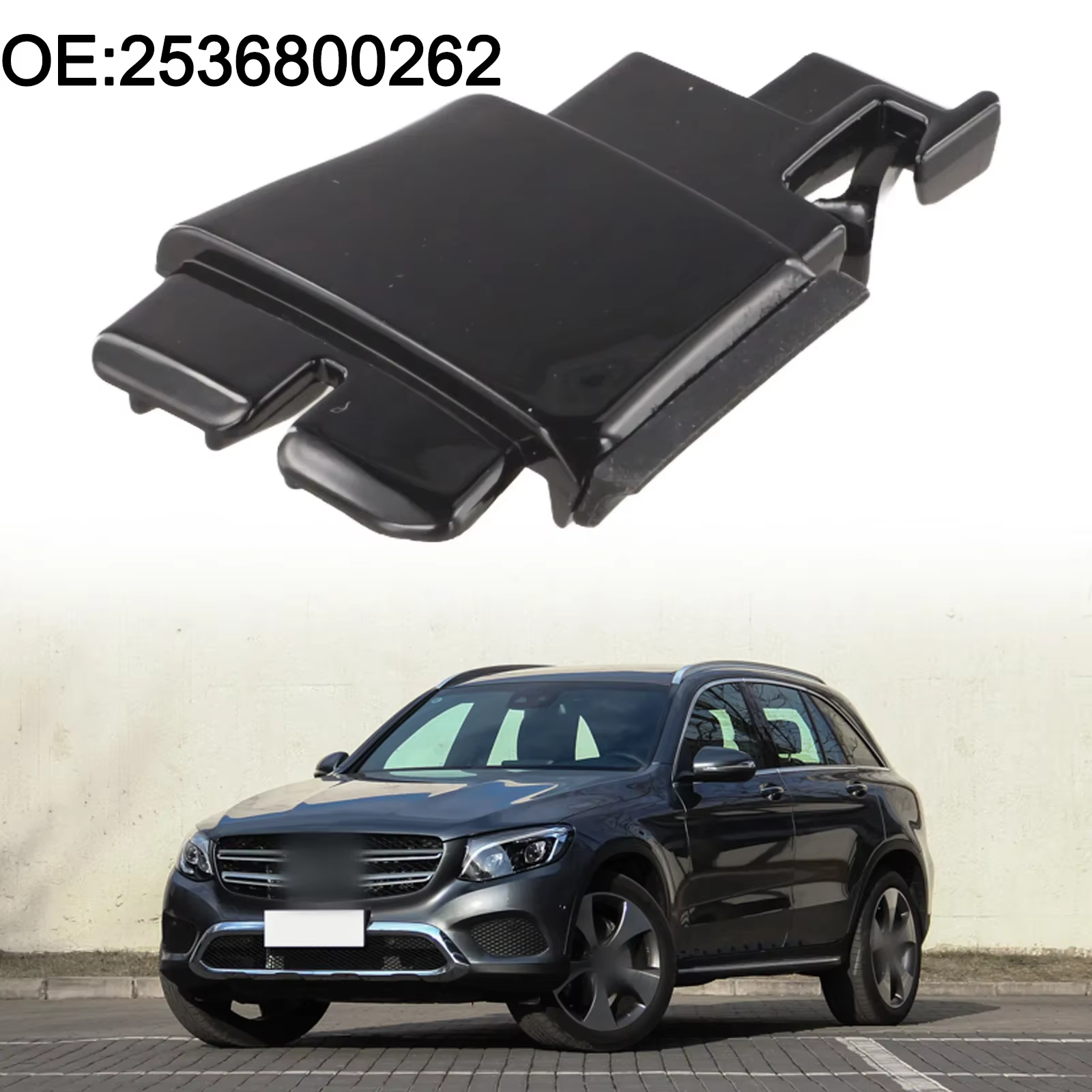 Plaque de couverture de toit pour Mercedes GLC W253 2016 2017 2018, conçue pour la compatibilité avec les rails de toit OEM