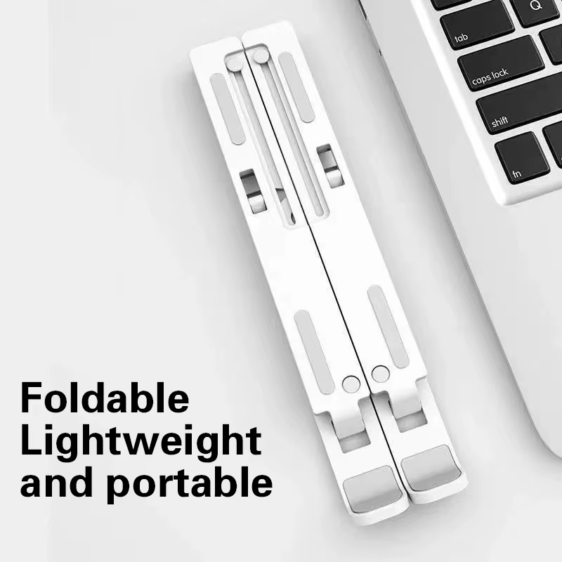 Support pliable pour ordinateur portable 8 vitesses /KQM/Accessory – Socle réglable et support de refroidissement portable pour ordinateur portable