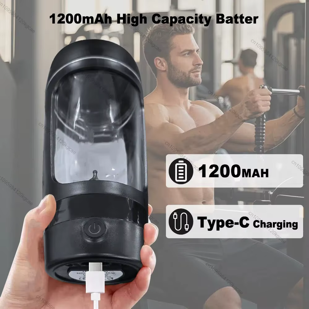 Bouteille Shaker électrique Portable USB pour protéines de lactosérum