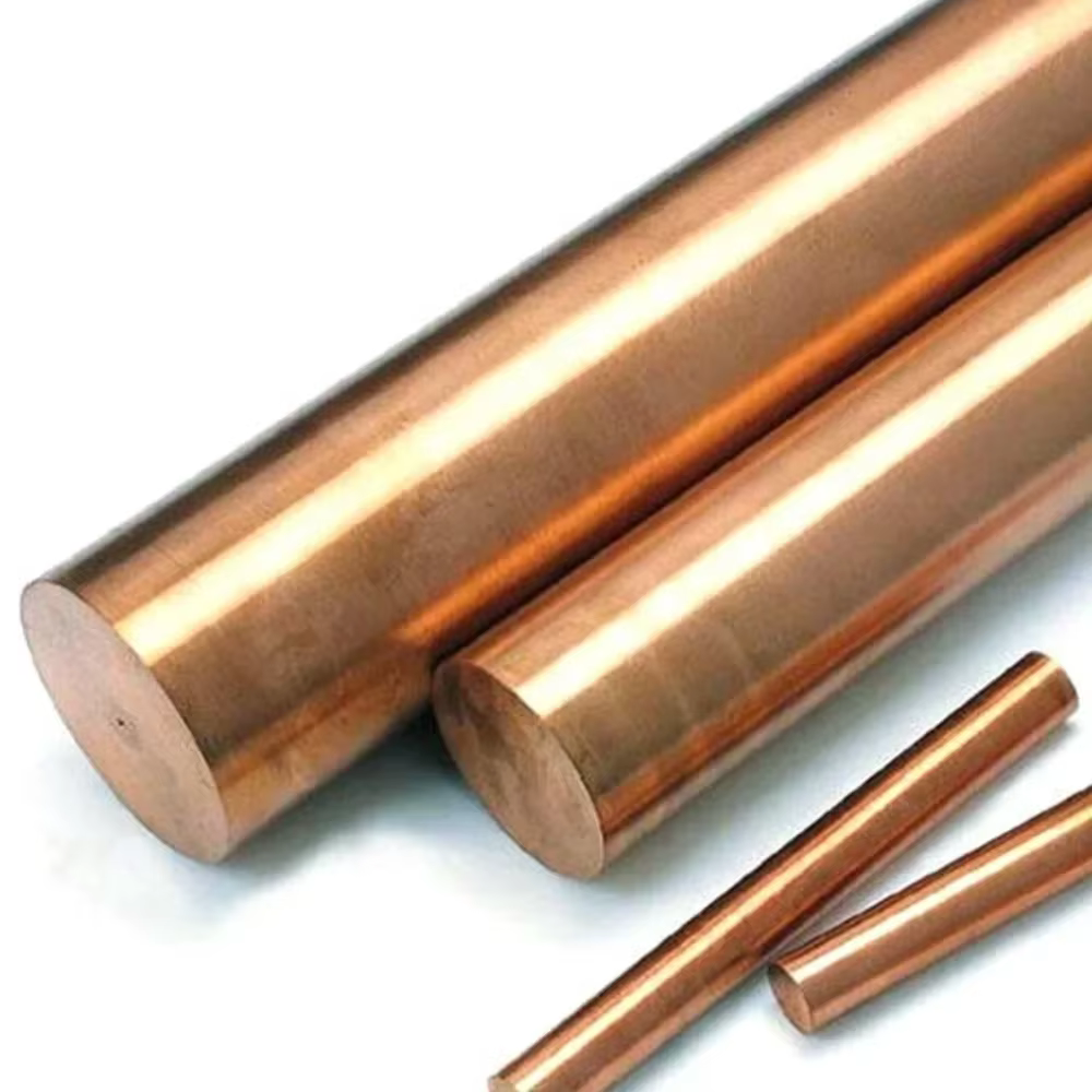 Tige en cuivre Φ 2-16mm diamètre 500mm longueur, haute qualité, barre droite rouge en cuivre solide 16 17 18 19 20 21 22 23 24 25mm