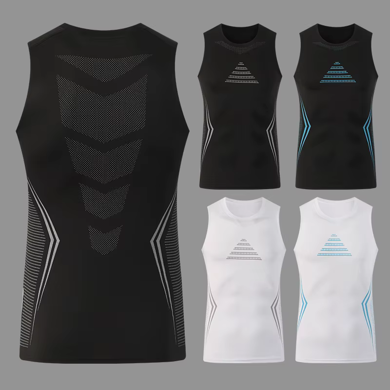 Débardeur de compression sans manches pour homme