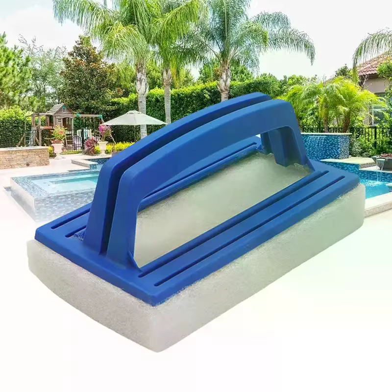 Brosse de nettoyage pour parois de piscine, brosse à éponge pour ligne d'eau, accessoire pour piscine, spa et bain à remous, nettoyeur de piscine