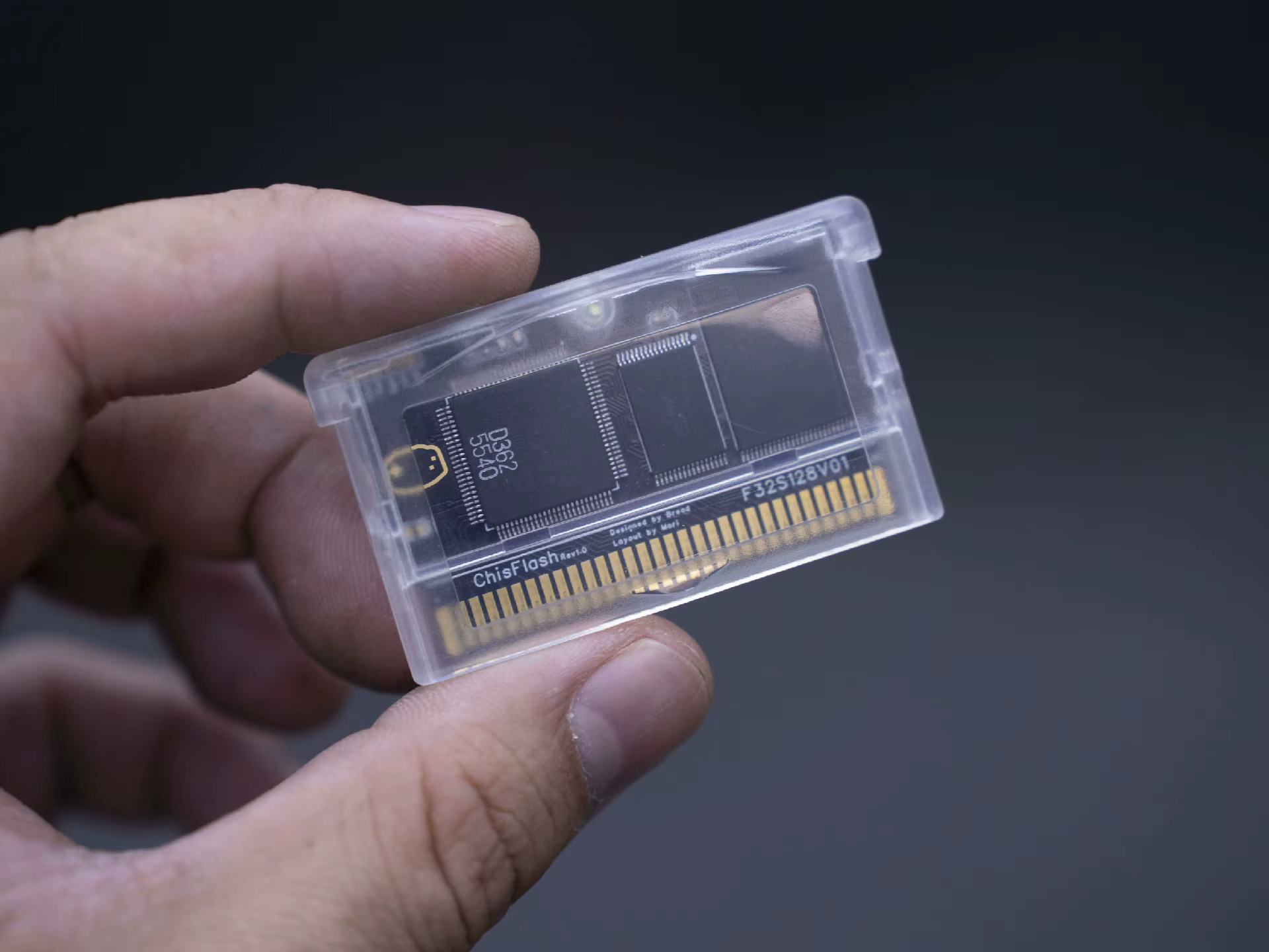 Cartouche Flash GBA ChisFlash 1.0 - Sauvegarde Permanente FRAM (32 Mo ROM / 1 Mo de Sauvegarde) - Pas de Batterie Requise ! pour GBA