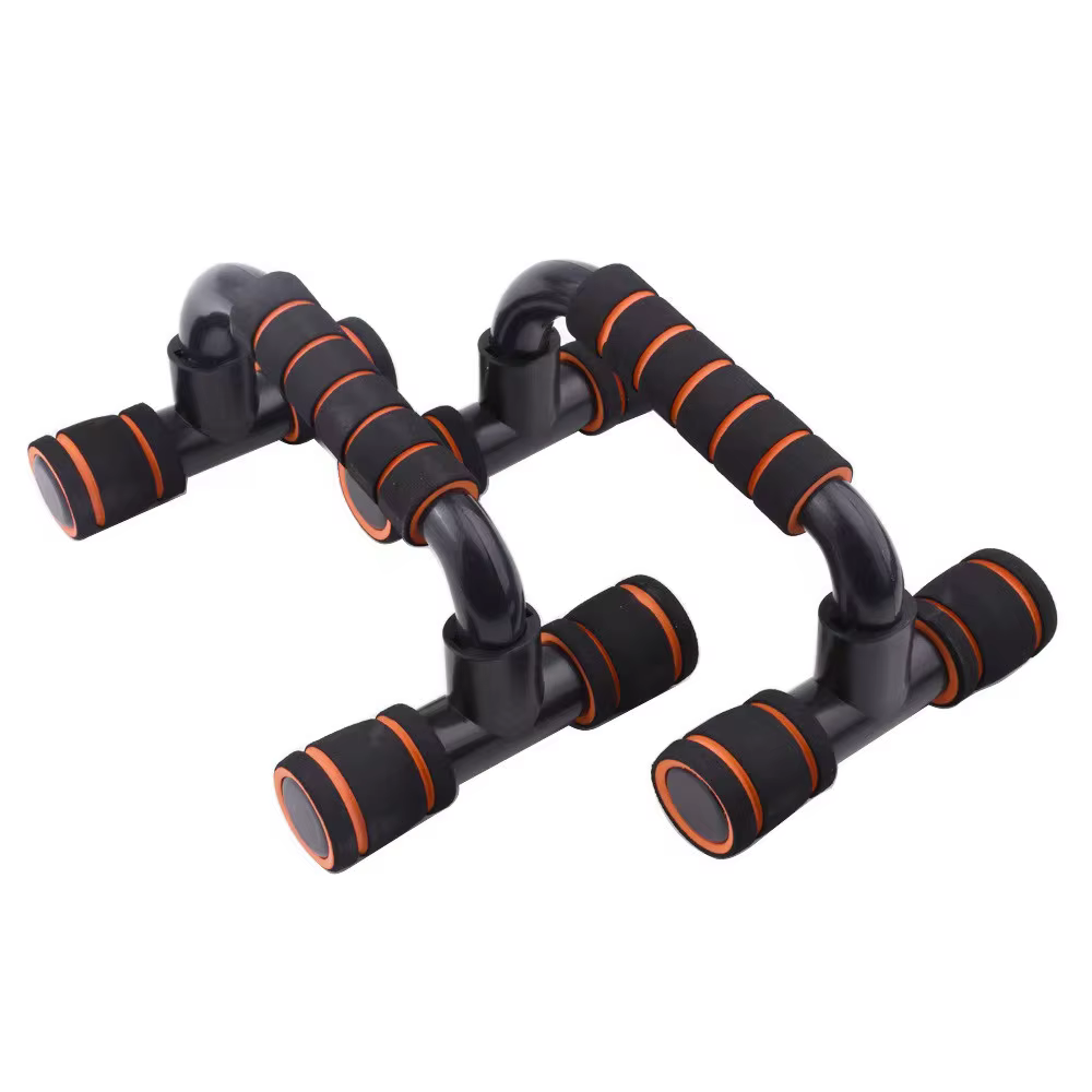 1 paire de barres de musculation ergonomiques pour hommes - Supports d'entraînement de force portables antidérapants