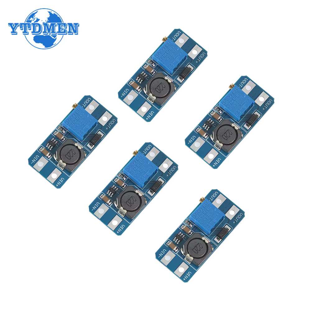 Convertisseur Boost MT3608 DC-DC, Module d'alimentation réglable, carte élévatrice, sortie MAX 28V 2A, 1 pièce