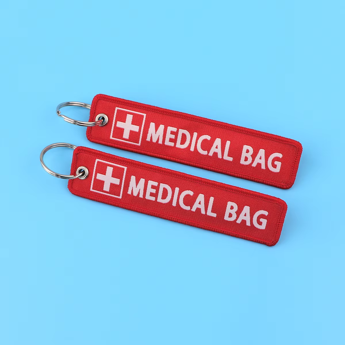 Porte-clés de sac médical brodé, porte-clés Hurcycles, porte-clés ornent, accessoires de bague, cadeaux, 1PC