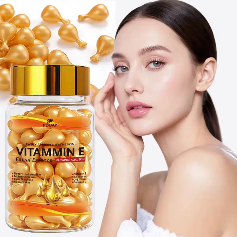 50 Capsules d'Acide Hyaluronique – Essence Hydratante et Réparatrice pour le Visage – Soin Profond Nourrissant – Atténuation de l'Acné et Réduction des Rides Fines