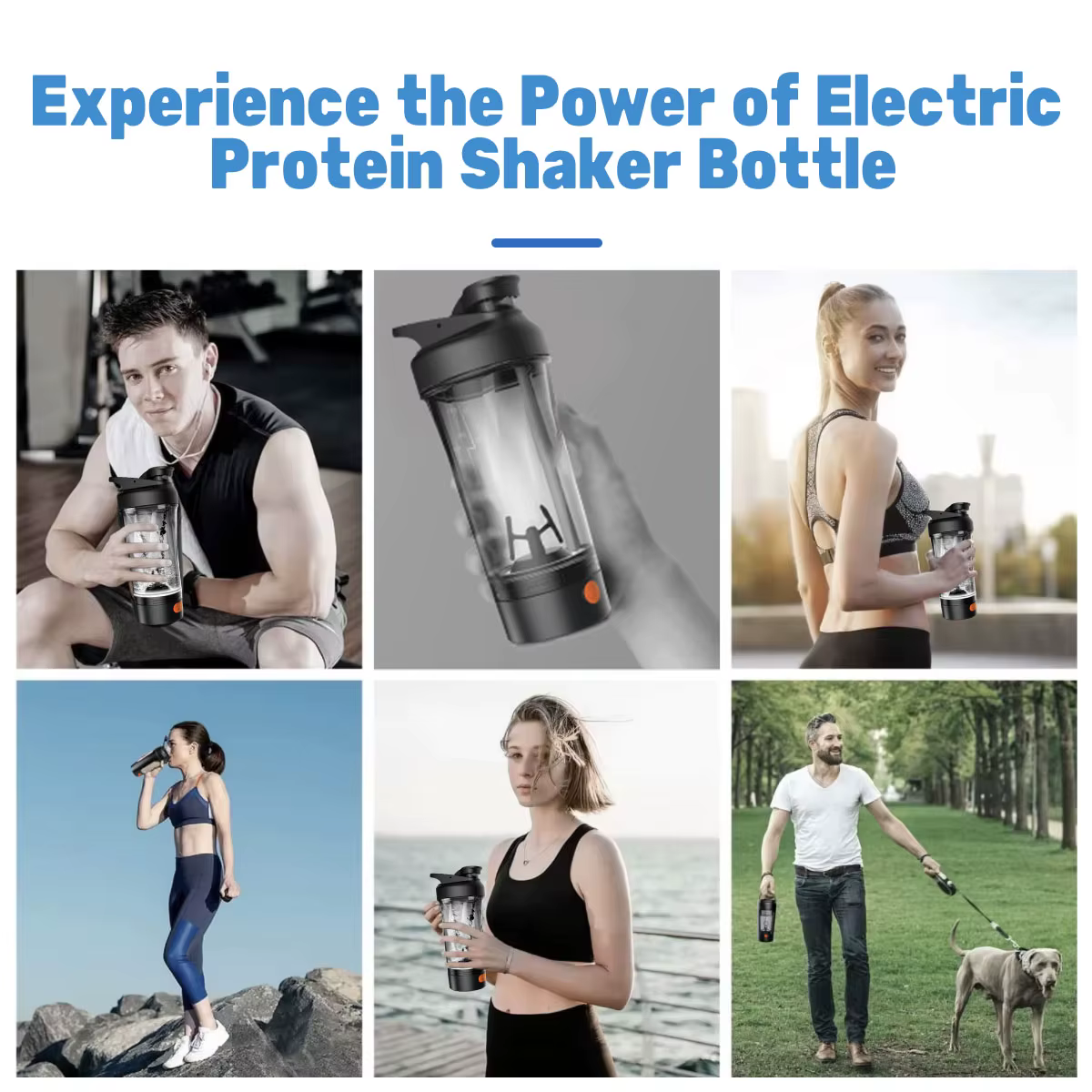 Shaker à protéines électrique automatique de 24