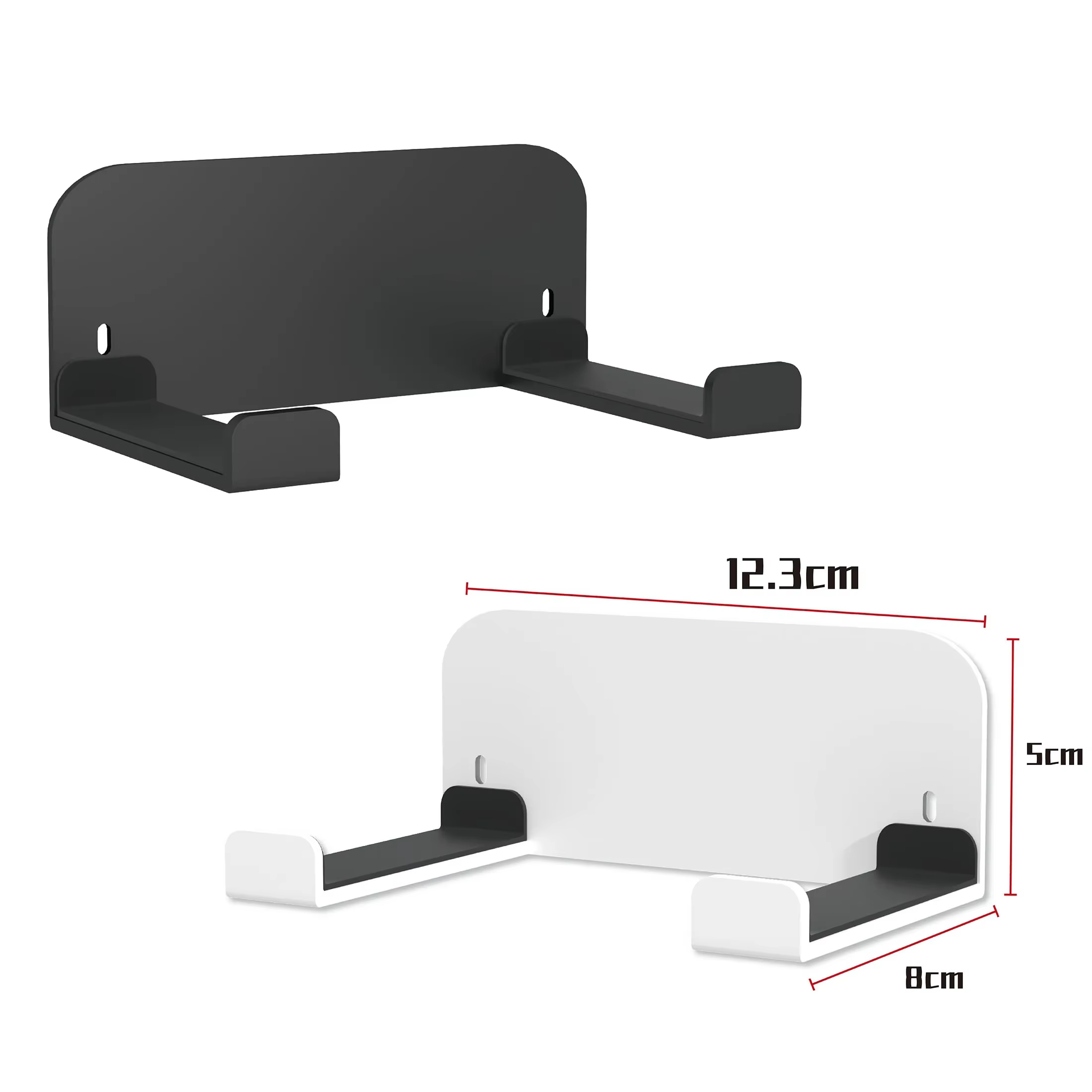 Support de montage mural pour Xbox série S, suspension verticale en métal sur le mur ou sous le bureau, support d'étagère murale pour accessoires de jeu XSS