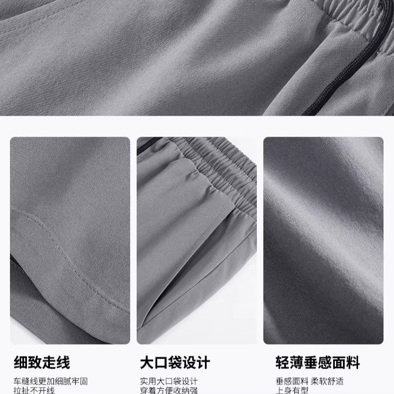 Short à taille élastique pour hommes, vêtements d'été avec cordon de serrage, séchage rapide, pantalon court pour course à pied, Fitness, sport