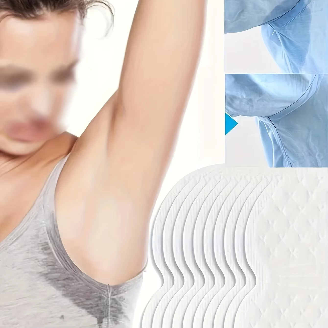 Coussinets anti-transpiration sous les bras