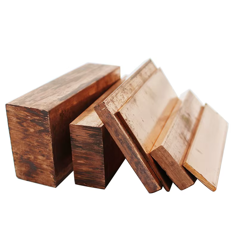 Barres de cuivre, plaque plate en cuivre