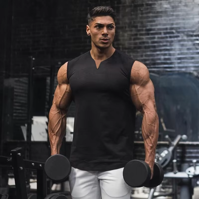 Débardeurs de musculation en coton pour hommes