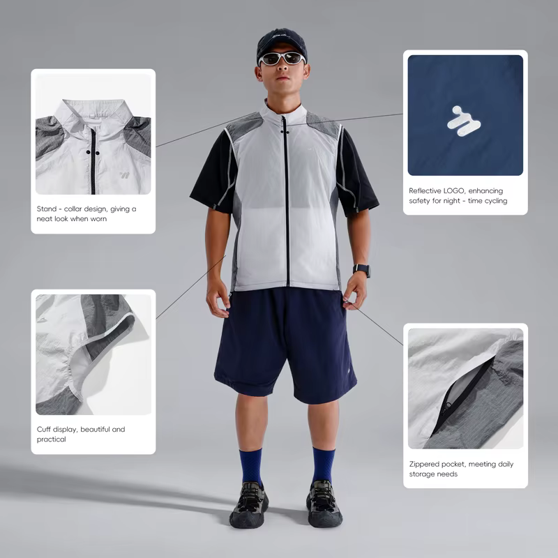 WEST BIKING – veste de vélo à capuche détachable