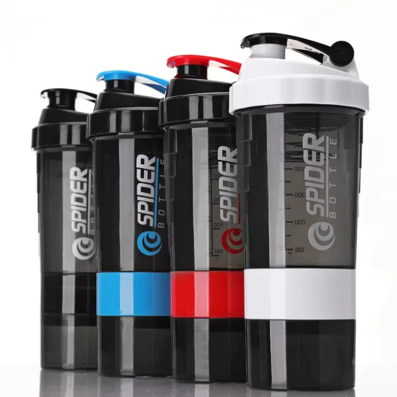 Bouteille de shaker de protéines pour le sport et la salle