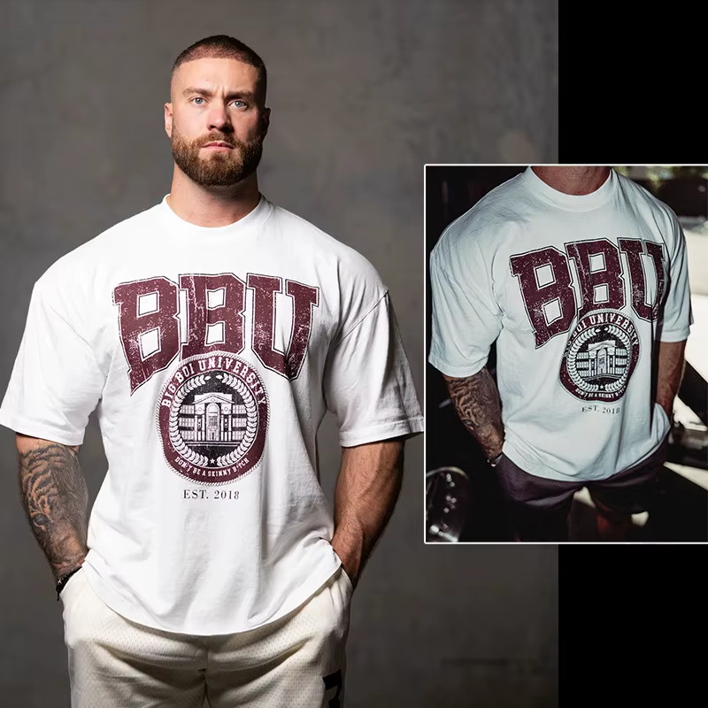 T-shirt décontracté CBUM Chris Fitness Training Gym pour hommes et femmes