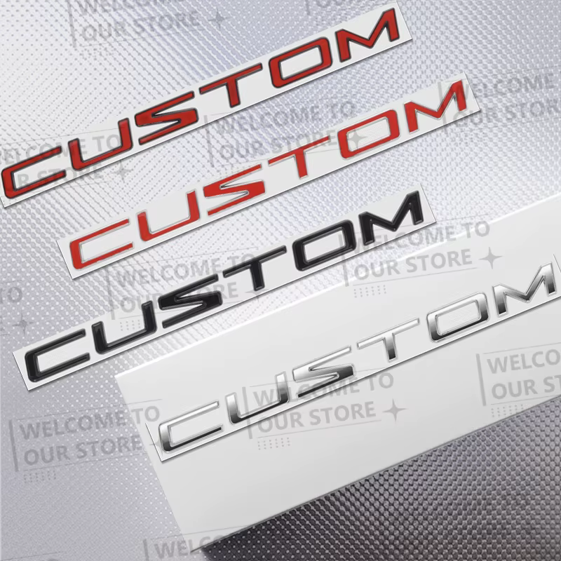 Autocollant de voiture pour Ford Transit personnalisé MK6 MK7 MK8 Van Tourneo Tuning, Logo en métal 3D, Badge, accessoires d'emblème de coffre arrière