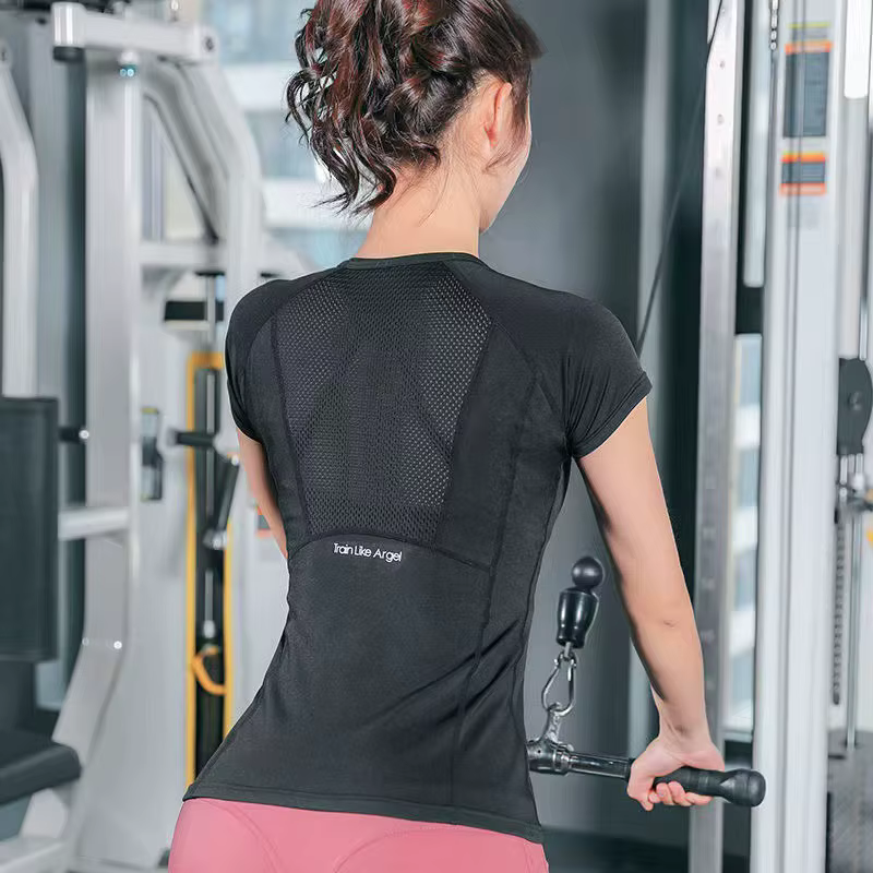 Vêtements de Sport pour femmes pour Fitness course Jogging sans couture à manches longues gymnase femme chemise