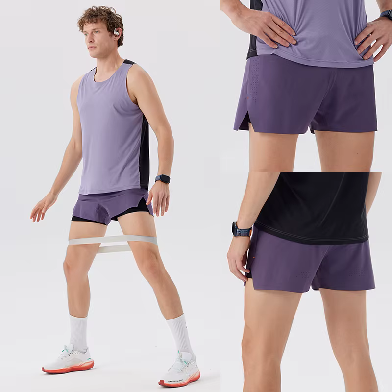 Short de course pour hommes