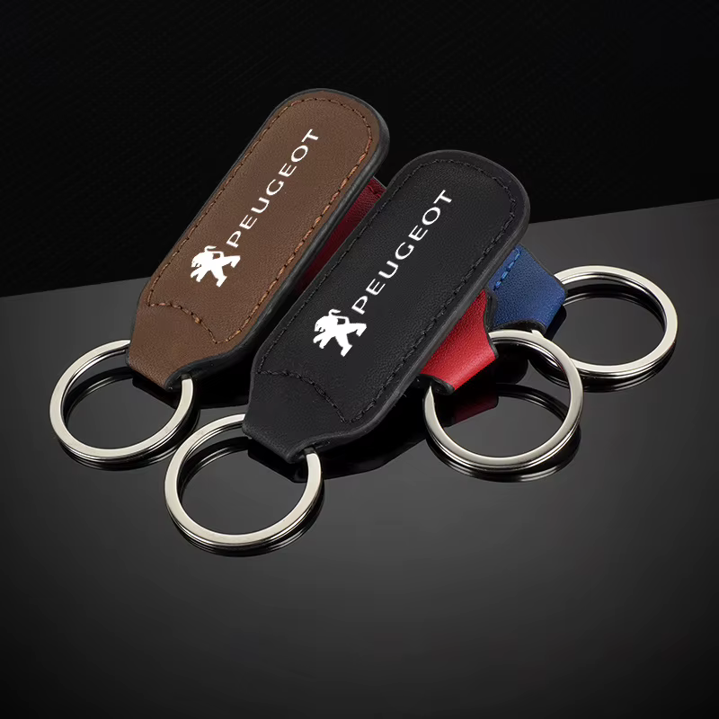 Porte-clés emblème de voiture Anti-perte, pendentif, accessoire cadeau pour Peugeot 206 307 308 3008 207 208 407 4008 408 508 2008 5008 301
