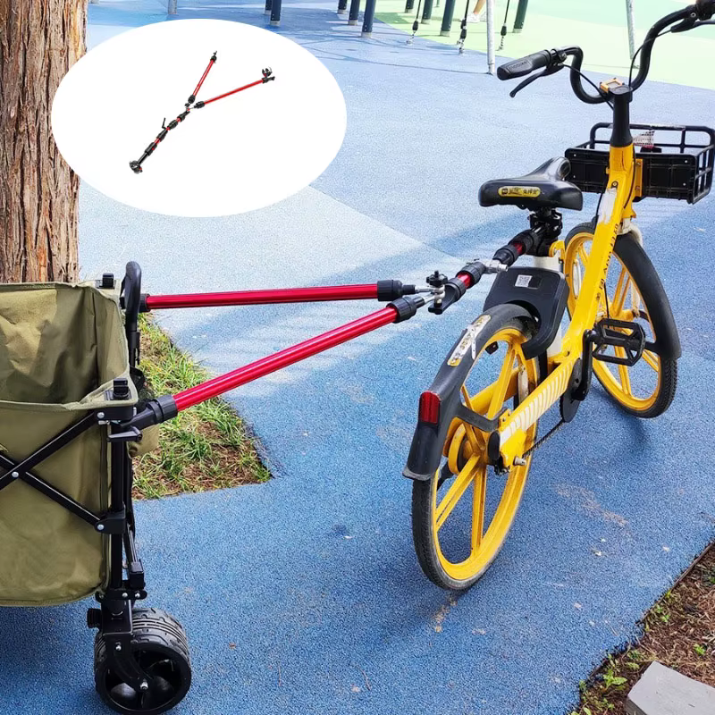 Bielle de véhicule de Camping, connecteur de vélo, remorquage de véhicule électrique, remorquage de véhicule de Camping en plein air, pièce de connexion, remorque