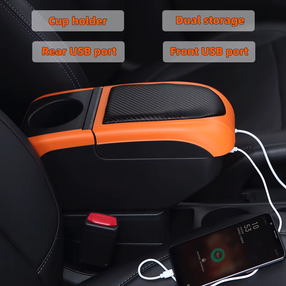 Boîte d'accoudoir pour Seat Ibiza, pour Seat Ibiza 6j 6L, boîte de rangement pour voiture, pièces de rechange, détails intérieurs, accessoires de voiture