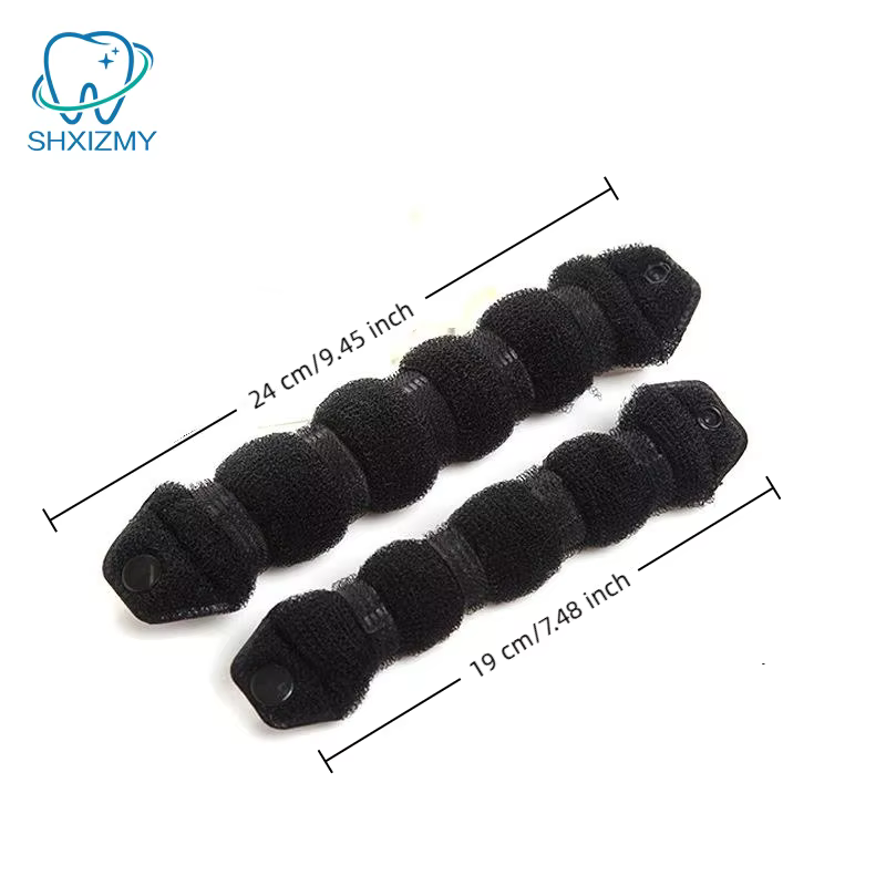 Chignon Magique Noir/Marron, Outil de Coiffure Type Donut, Accessoire pour Cheveux, Épingle à Cheveux pour Femmes, Coiffure DIY, Tresses