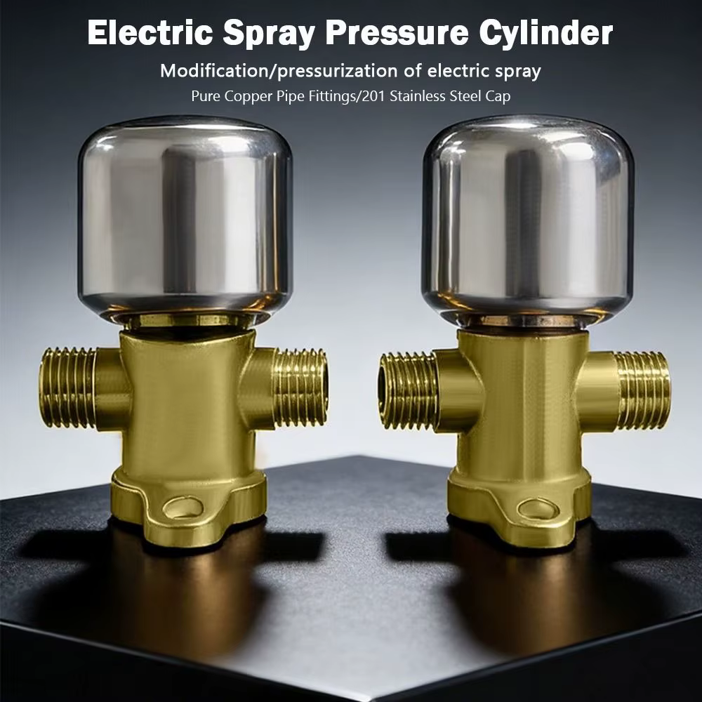 Cylindre de pression amovible pour pulvérisateur, réservoir d'air électrique haute pression entièrement en cuivre, résistant à la corrosion, pour pulvérisateur électrique