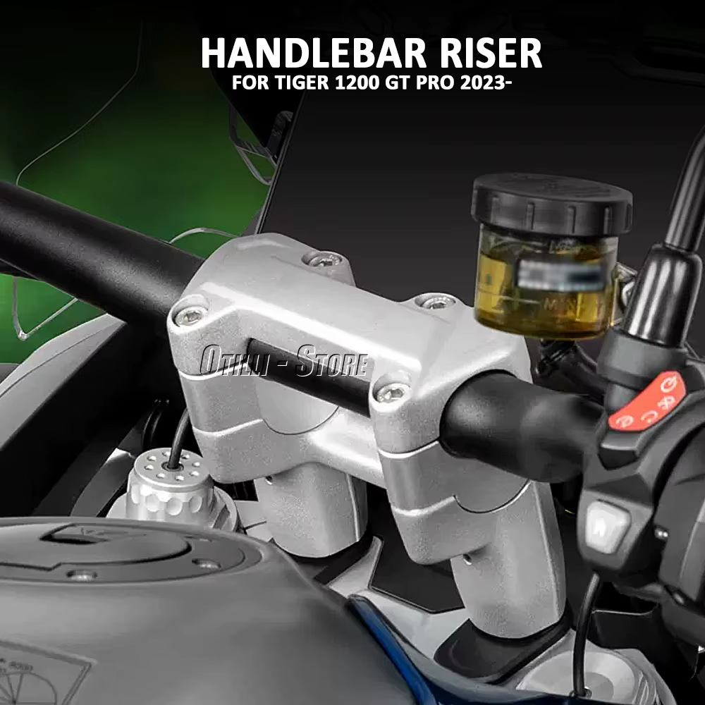 Nouveau guidon Risers barre de montage Riser étendre arrière déplacé 25MM pour Tiger1200 Tiger 1200 TIGER1200 TIGER 1200 GT PRO 2025 2024
