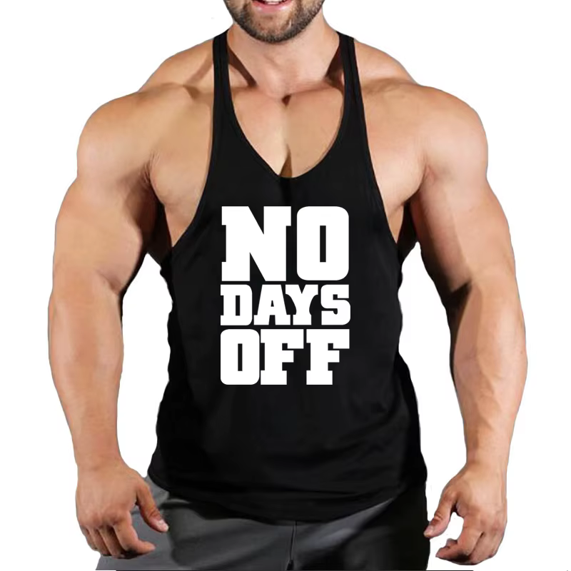 Été Y dos Gym Stringer débardeur hommes coton vêtements musculation sans manches chemise Fitness gilet musculaire Singlets entraînement réservoir