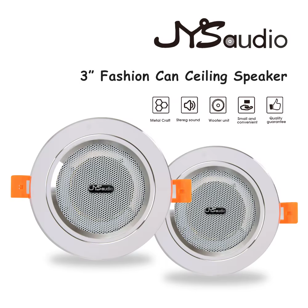 Mini haut-parleur de plafond 12W, haut-parleur stéréo HiFi, système sonore pour Home cinéma, adresse publique, Audio de fond, salle de bains, Restaurant