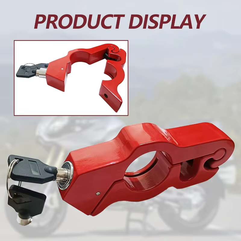 Serrure solide de poignée de frein de guidon, serrure de guidon de moto, serrure antivol pour vélo/Scooter/cyclomoteur/ATV